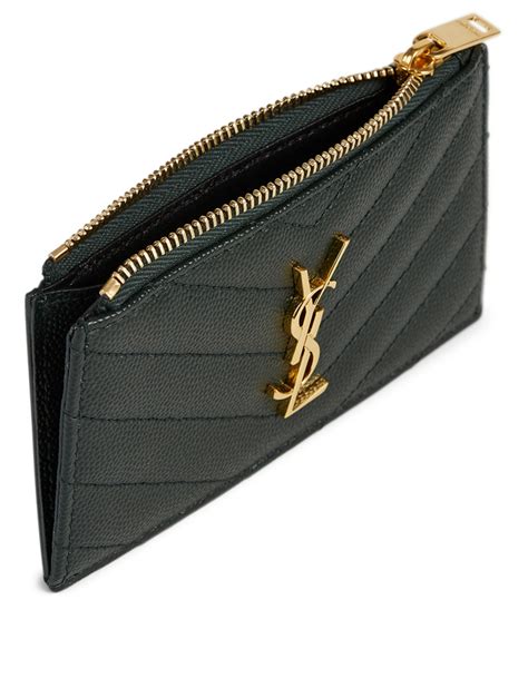 ysl card holder stars|ysl zipped card holder.